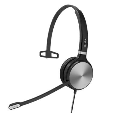 Imagem de Yealink Fone de ouvido UH36 profissional USB com fio para chamadas de trabalho e música, fone de ouvido com microfone com cancelamento de ruído para computador, PC, laptop (compatível com UC, mono,