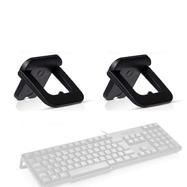 Imagem de Mini suporte para laptop, suporte universal inclinado para teclado, suporte portátil para laptop compatível com MacBook Air Pro, Dell XPS, Lenovo, HP/Logitech Keyboard K120, K260, K835, K850