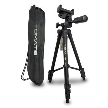 Imagem de Tripé Universal Profissional Portátil Câmeras E Celular 1,14M MTG-3011