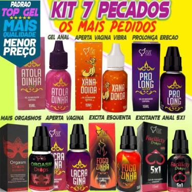 Imagem de Lubrificante Gel Kit 7 Géis Especiais - TOP GEL