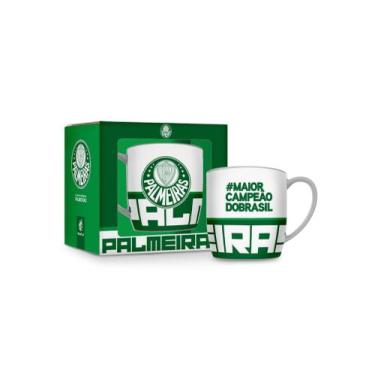 Imagem de Caneca porcelana urban 360ml times futebol - palmeiras - Brasfoot Pres