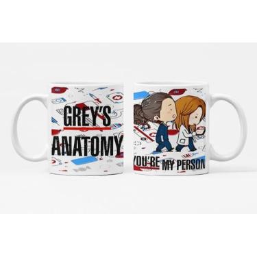 Imagem de Caneca Personalizada de Porcelana 325ml Serie Greys Anatomy - Like Gee