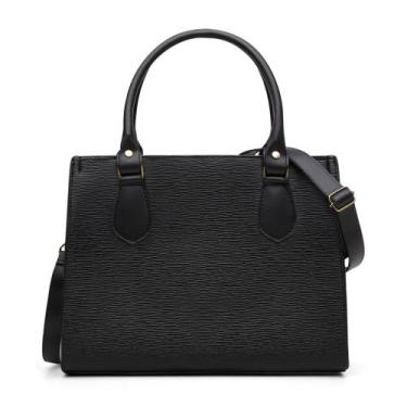 Imagem de Bolsa Preta Alça Transversal Feminina - Âmago