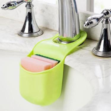 Imagem de Suporte Porta Esponja em Silicone Pia Prática - Yaay, Vermelho