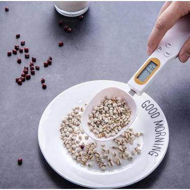 Imagem de Colher Balança Digital Eletrônica Alta Precisão  PRETO - INNIVATIVE KI