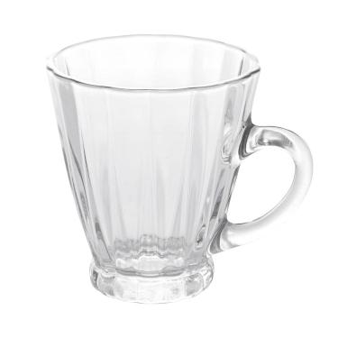 Imagem de Conjunto 4 Xícaras para Café de Vidro Radial 140ml 220014 - Lyor