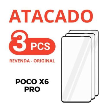 Imagem de Kit 3 Película De Vidro Temperado 3D Xiaomi Poco X6 Pro + - Nc Newcase