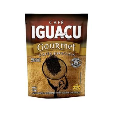 Imagem de Café Solúvel Iguaçu Liofilizado Gourmet Refil 40g