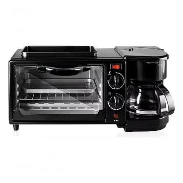 Imagem de Máquina De Café Da Manhã 3 Em 1 Forno Frigideira Cafeteira 110V