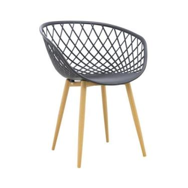 Imagem de Cadeira De Jantar Clarice Preta Rivatti Kit 2 Unidades