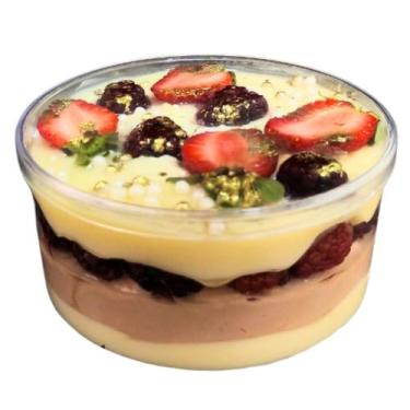 Imagem de Cake Box Redonda 375ml Bolo Sobremesa Doces Festa - LSC TOYS