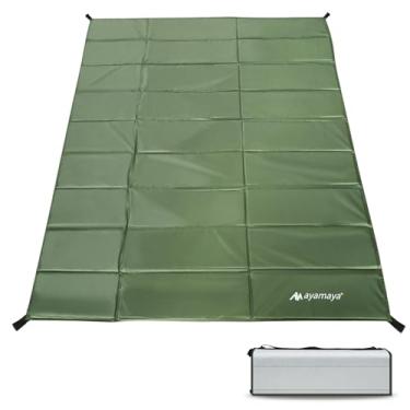 Imagem de ayamaya Colchão de Espuma para Dormir para Camping-Colchão de Camping Dobrável para 3 A 4 Pessoas, Esteira de Acampamento Interna Extra Grossa E À Prova D'Água para Mochila Ao Ar Livre, Caminhadas, Pi