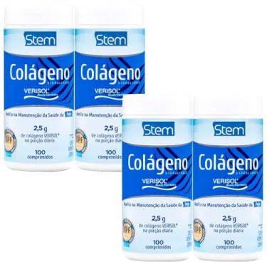 Imagem de Kit 4 Colágeno Hidrolisado Verisol Stem 100 Comprimidos