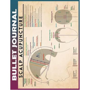 Imagem de Bullet Journal: Scalp Acupunture Invest few minutes daily to Physical, Mental and Emotional Health Planner, To do List Dot Grid Notepads, Habit ... Appointments Notebook I Gift Idea for Women