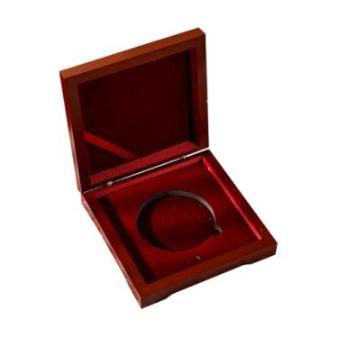 Imagem de Amagogo Caixa de Exibição de Apresentação de Moeda Desafio, Caixa de Exibição de Medalha, Diâmetro Interno 45mm Suporte de Moeda Comemorativa para Jóias de Le , 10x10x3.2cm