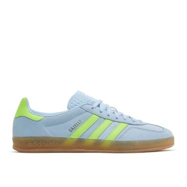 Imagem de adidas Tênis feminino Gazelle Indoor, Céu claro/verde solar/gengiva, 38