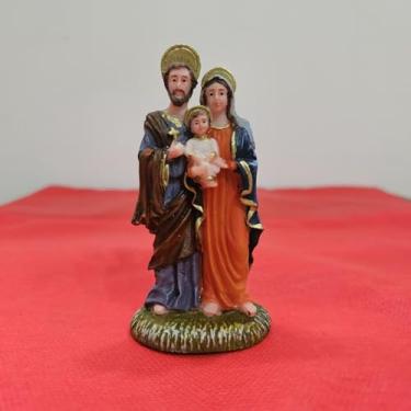 Imagem de Imagem da Sagrada Família em Resina - 9 cm