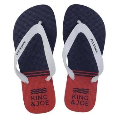 Imagem de Chinelo Infantil Masculino King&Joe Bicolor Azul - CH09009K-Masculino