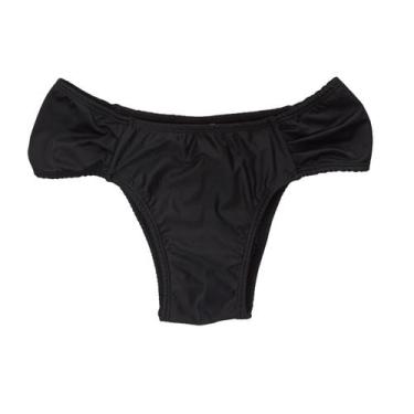 Imagem de Calcinha de biquíni forrada cintura alta borboleta lateral larga prote