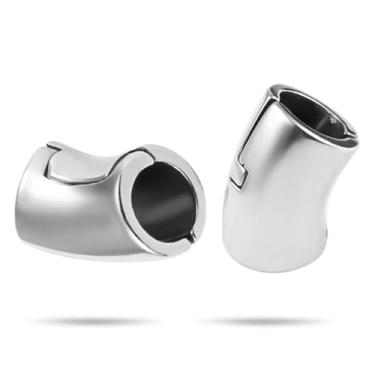 Imagem de Casvort 2 peças hipoalergênicas de aço inoxidável 316 00 g para lóbulo esticado, alargadores de orelha simples para pesos, brincos de pressão, piercing de cartilagem, joia de piercing corporal, Metal,