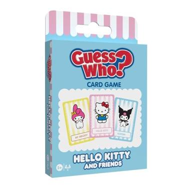 Imagem de USAOPOLY Guess WHO? Card Game: Hello Kitty and Friends, Featuring 20 Characters, My Melody, Kuromi, Badtz-Maru and More, Family Friendly Deduction Game, Officially Licensed Merchandise & Collectible