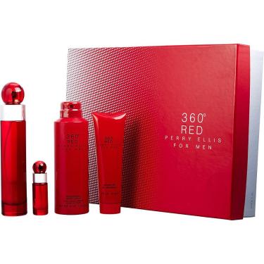 Imagem de Perfume Masculino Perry Ellis 360 Red Edt Spray 100 Ml&Gel De Banho 90 Desodorante Corporal 180 7 Mini