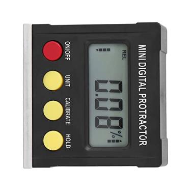 Imagem de Mini Transferidor Digital, Medidor de ângulo Inclinometer Com Base de Inclinação Magnética Porcentagem de Conversão LCD para Medição de Face de Metal