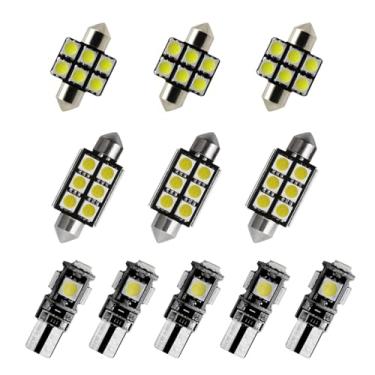 Imagem de 8X-SPEED 11 PCS Lâmpada LED Interior Chip 5050 para Kia Seltos 2019–Presente Feito Ler Porta-luvas Porta-malas Espelho Viseira de Sol Luz