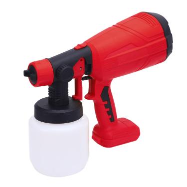 Imagem de Pulverizador de Tinta Sem Fio, 10,5kpa 800ml 200w Pulverizador de Bateria de Alta Potência Com 4 Bicos, Pistola de Pulverização de Tinta Elétrica Portátil para Móveis, Paredes