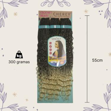 Imagem de Aplique Gypsy 3x Cabelo Boho Box 300gr Crochet Braid