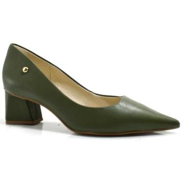 Imagem de Scarpin de Salto Bloco Cazzualen T3838-539, 37, Verde
