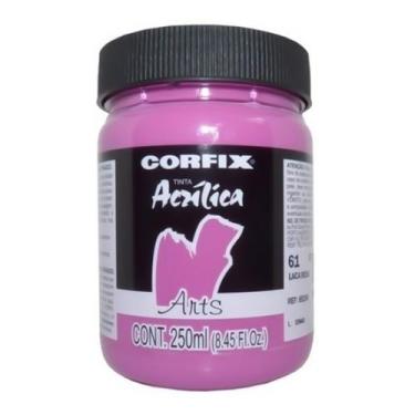 Imagem de Tinta Acrílica G1 Arts 061 Laca Rosa 250ml Corfix, 061 - LACA ROSA