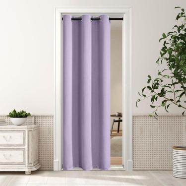 Imagem de Cortina MYSKY HOME Lilac Closet para entrada 86x203cm Blackout