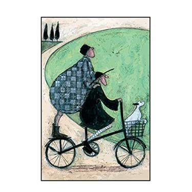 Imagem de Yccafgaanm Estilo minimalista moderno sala de jantar pintura decorativa sala de estar estudo pintura sofá fundo parede quarto mural (cor: estilo K) (estilo F)