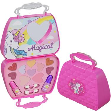 Imagem de Kit de maquiagem starkglitz Unicorn para crianças com 14 peças laváveis