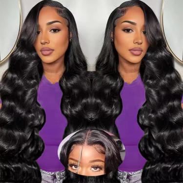 Imagem de Perucas frontais de renda, Thickrot Body Wave, 100% cabelo humano 26