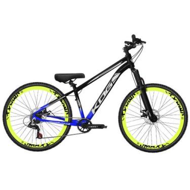 Imagem de Bicicleta Aro 29 KOG 1X7 Tipo Freeride Viking Hupi Gios, Cobalto degra
