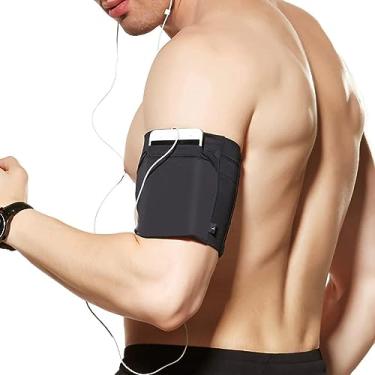 Imagem de Braçadeira esportiva universal para todos os telefones. Braçadeira de celular para corrida, fitness e ginástica (iPhone X/8/7/6/Plus, Samsung Galaxy S9/S8/S7/S6/Edge/Plus & LG, mais) toda preta, GG