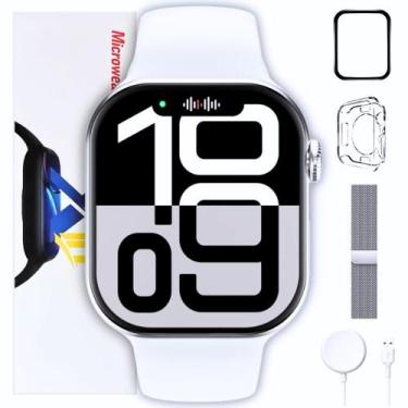 Imagem de Smart watch S10 Pro Original 2025 Tela Amoled NFC X10 Com Pulseira Ext