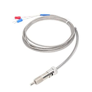 Imagem de Sonda de Sensor Termopar Tipo K Akozon Com Rosca M12 de Mola de Compressão para Medição de Temperatura de 0-400 ℃ (#12)
