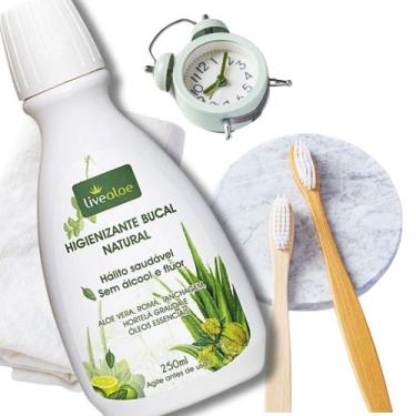 Imagem de Enxaguante bucal Natural sem flúor 250ml - livealoe
