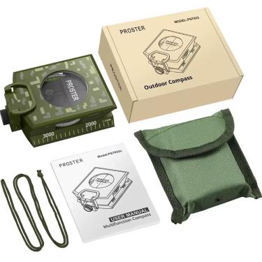 Imagem de Bússola Militar Gold Sports Pro de Precisão à Prova D`água -