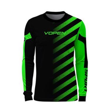 Imagem de Camisa Proteção Solar Masculina Sport - Vopen, Verde, P