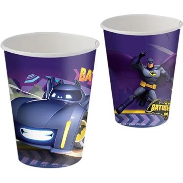 Imagem de Copo Papel 200Ml Batwheels - Embalagem com 8 unidades.