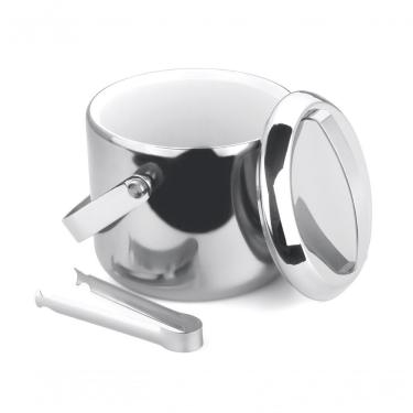 Imagem de Balde Térmico Para Gelo Com Pinça 1 L Forma Inox 807910