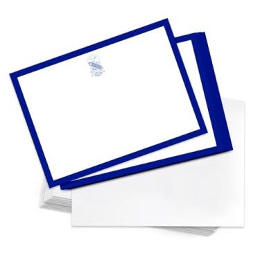 Imagem de Desert Cactus Phi Beta Sigma Pacote com 10 Cartões PBS GOMAB Divine 9 Papelaria Cartolina Inclui Envelopes Memo Party Thank You (Design de Cartão de Notas A)