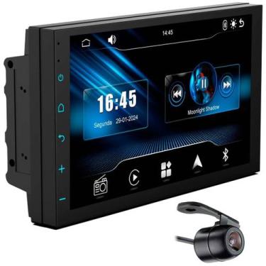Imagem de Central Multimídia 7" Carplay Android Auto Espelhamento Câmera de Ré P