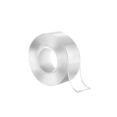 Imagem de Fita dupla face silicone fixa forte 3m transparente - Rio Tijucas