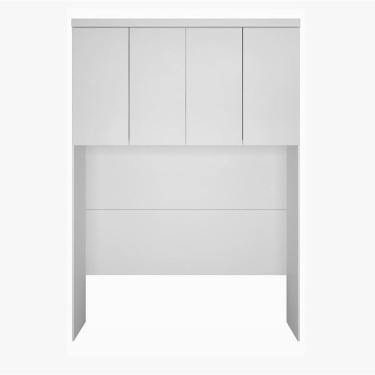 Imagem de Modulado Aéreo Casal 4 Portas - Rizon-branco - Móveis Novo Horizonte