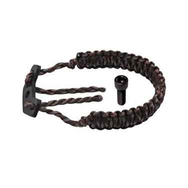 Imagem de HZUTUZH 250 Paracord Arco de Arco - Acessórios de Caça de Arco Ideal para Arco Composto e Besta - Trava de Corda de Sobrevivência Multifuncional EDC Ajustável para Caça e Tiro (Verde)